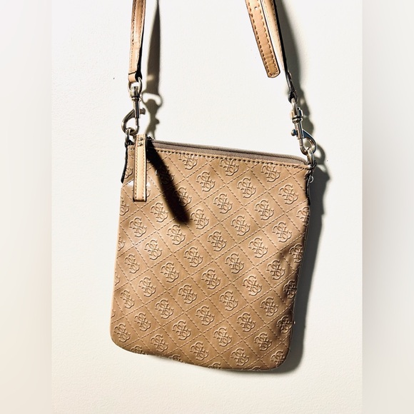 Tan Guess Crossbody Bag - Picture 3 of 8